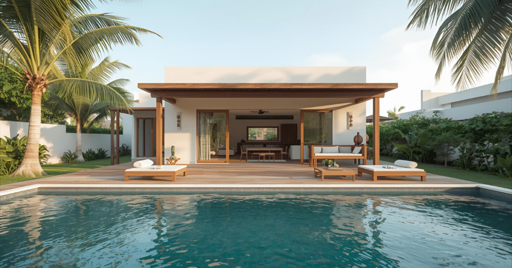 furnished villa for rent